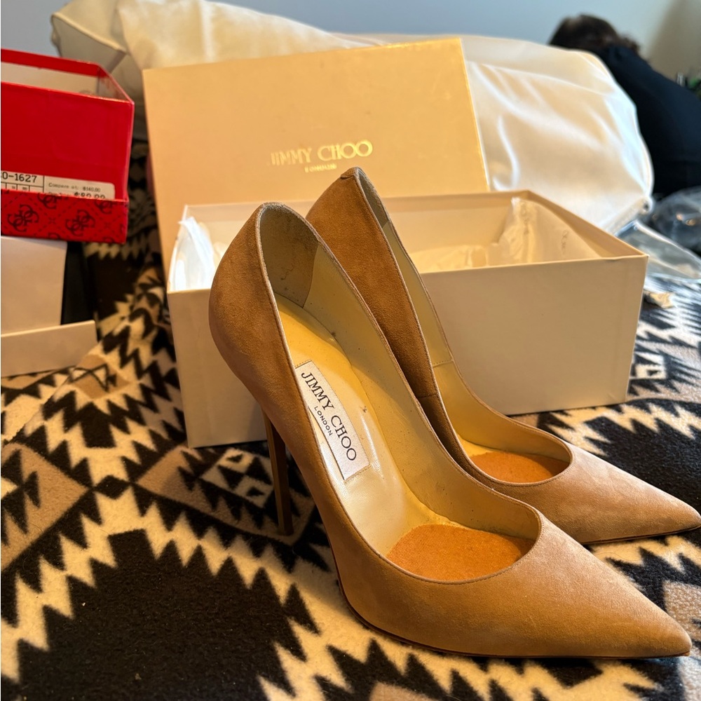 Jimmy Choo Tan Pumps